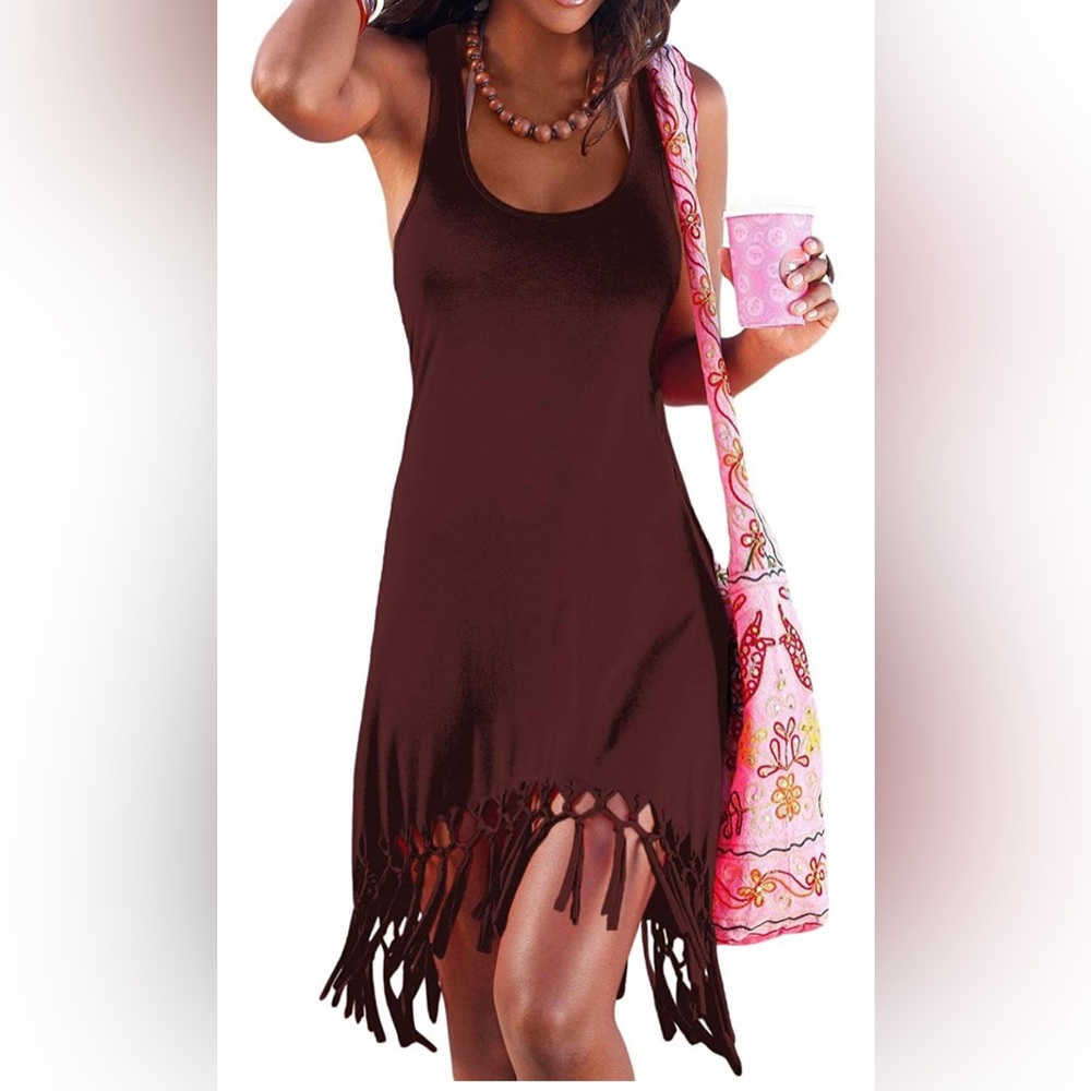 Woman’s tank sundress/bathing suit cover up/casual wear